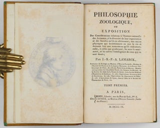 Philosophie Zoologique, ou Exposition des Considérations Relatives à l'Histoire Naturelle des Animaux.