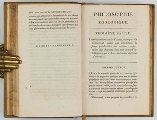 Philosophie Zoologique, ou Exposition des Considérations Relatives à l'Histoire Naturelle des Animaux.