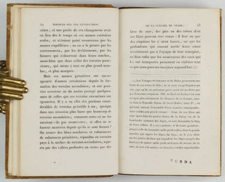 Discours sur Les Révolutions De La Surface Du Globe, et Sur Les Changemens Qu'elles Ont Produits Dans Le Règne Animal.
