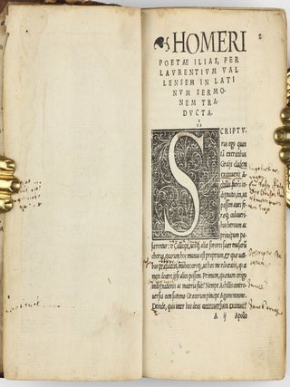 Ilias per Laurentium Valensem Romanu latina facta. . .