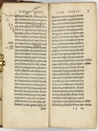 Ilias per Laurentium Valensem Romanu latina facta. . .
