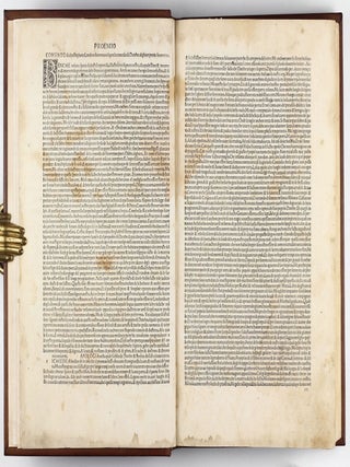 La Comedia, with the commentary of Christophoro Landino. Comento di christophoro Landino fiorentino sopra la comedia di Danthe alighieri poeta fiorentino.