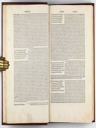 La Comedia, with the commentary of Christophoro Landino. Comento di christophoro Landino fiorentino sopra la comedia di Danthe alighieri poeta fiorentino.
