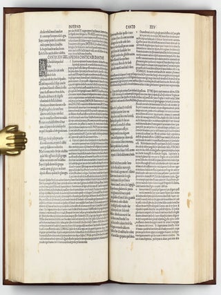 La Comedia, with the commentary of Christophoro Landino. Comento di christophoro Landino fiorentino sopra la comedia di Danthe alighieri poeta fiorentino.