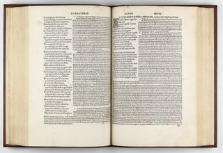 La Comedia, with the commentary of Christophoro Landino. Comento di christophoro Landino fiorentino sopra la comedia di Danthe alighieri poeta fiorentino.
