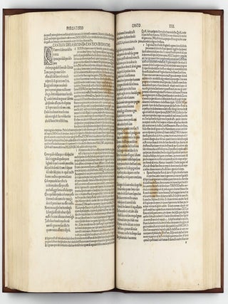 La Comedia, with the commentary of Christophoro Landino. Comento di christophoro Landino fiorentino sopra la comedia di Danthe alighieri poeta fiorentino.