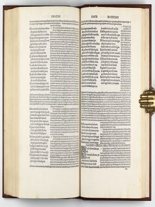 La Comedia, with the commentary of Christophoro Landino. Comento di christophoro Landino fiorentino sopra la comedia di Danthe alighieri poeta fiorentino.