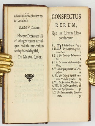 Venus physique / Ritus usus et laudabiles Facultatis Medicinae Parisiensis consuetudines. / Statuta Facultatis Medicinae Parisiensis, supremi senatus Authoritate confirmata anno M.DCC.Ll.