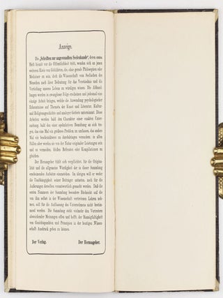 Der Wahn und die Tr&auml;ume in W. Jensens "Gradiva". Schriften zur Angewandten Seelenkunde - Herausgegeben von Prof. Dr. Sigm. Freud - Erstes Heft.
