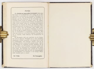 Der Wahn und die Träume in W. Jensens "Gradiva". Schriften zur Angewandten Seelenkunde - Herausgegeben von Prof. Dr. Sigm. Freud - Erstes Heft.