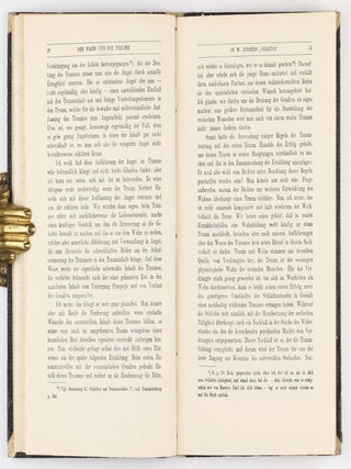 Der Wahn und die Tr&auml;ume in W. Jensens "Gradiva". Schriften zur Angewandten Seelenkunde - Herausgegeben von Prof. Dr. Sigm. Freud - Erstes Heft.