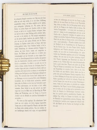 Der Wahn und die Tr&auml;ume in W. Jensens "Gradiva". Schriften zur Angewandten Seelenkunde - Herausgegeben von Prof. Dr. Sigm. Freud - Erstes Heft.