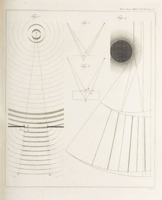 On the Theory of Light and Colours [An Account of some Cases of the Production of Colours, not hitherto described]. The Bakerian Lecture. In: Philosophical Transactions of the Royal Society of London, Volume 92, Part I, 1802, pp. 12-48, 1 plate & Part II, 1802, pp. 387-97.