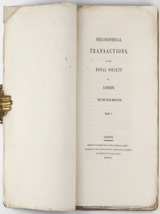 The Bakerian Lecture, on some New Phenomena of Chemical Changes produced by Electricity, particularly the Decomposition of the Fixed Alkalies, and the Exhibition of the New Substances which constitute their Bases; and on the General Nature of Alkaline Bodies. In: Philosophical Transactions of the Royal Society of London for the Year 1808, Vol. 98, part I and II, pp. 1-44 + 333-470.