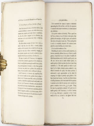 The Bakerian Lecture, on some New Phenomena of Chemical Changes produced by Electricity, particularly the Decomposition of the Fixed Alkalies, and the Exhibition of the New Substances which constitute their Bases; and on the General Nature of Alkaline Bodies. In: Philosophical Transactions of the Royal Society of London for the Year 1808, Vol. 98, part I and II, pp. 1-44 + 333-470.