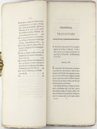 The Bakerian Lecture, on some New Phenomena of Chemical Changes produced by Electricity, particularly the Decomposition of the Fixed Alkalies, and the Exhibition of the New Substances which constitute their Bases; and on the General Nature of Alkaline Bodies. In: Philosophical Transactions of the Royal Society of London for the Year 1808, Vol. 98, part I and II, pp. 1-44 + 333-470.