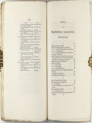 The Bakerian Lecture, on some New Phenomena of Chemical Changes produced by Electricity, particularly the Decomposition of the Fixed Alkalies, and the Exhibition of the New Substances which constitute their Bases; and on the General Nature of Alkaline Bodies. In: Philosophical Transactions of the Royal Society of London for the Year 1808, Vol. 98, part I and II, pp. 1-44 + 333-470.