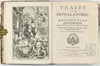 Item #003571 Traité de la cephalotomie, ou description anatomique, des parties que la tête...