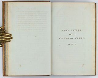 A Vindication of the Rights of Woman: with Strictures on Political and Moral Subjects. Volume 1 (all published).