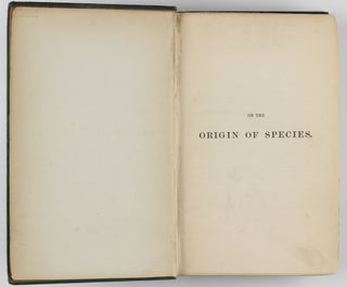 On the Origin of Species by Means of Natural Selection, or the Preservation of Favoured Races in the Struggle for Life. Second edition, second issue ('fifth thousand').