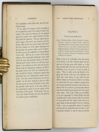 On the Origin of Species by Means of Natural Selection, or the Preservation of Favoured Races in the Struggle for Life. Second edition, second issue ('fifth thousand').