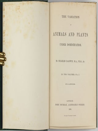 The Variation of Animals and Plants under Domestication.