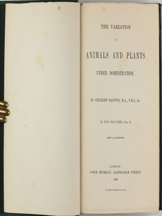 The Variation of Animals and Plants under Domestication.