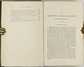 The Variation of Animals and Plants under Domestication.