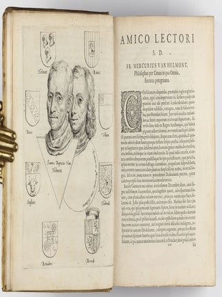 Ortus medicinae. Id est, initia physicae inaudita. Progressus medicinae novus, in morborum ultionem, ad vitam longam. Edente authoris filio, F. M. van Helmont.