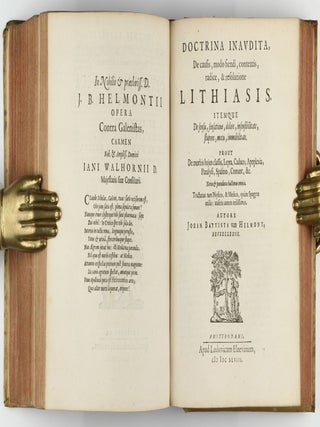 Ortus medicinae. Id est, initia physicae inaudita. Progressus medicinae novus, in morborum ultionem, ad vitam longam. Edente authoris filio, F. M. van Helmont.