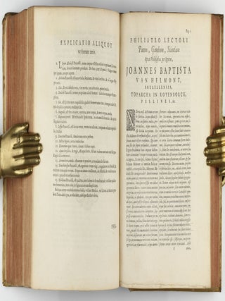 Ortus medicinae. Id est, initia physicae inaudita. Progressus medicinae novus, in morborum ultionem, ad vitam longam. Edente authoris filio, F. M. van Helmont.