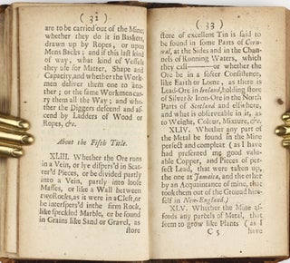 General heads for the natural history of a country, great or small; drawn out for the use of travellers and navigators ... To which is added, other directions for navigators, etc. with particular observations of the most noted countries in the world: by another hand.