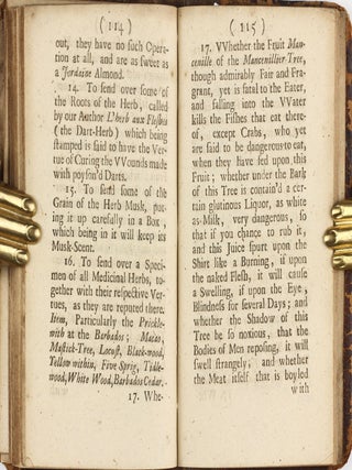 General heads for the natural history of a country, great or small; drawn out for the use of travellers and navigators ... To which is added, other directions for navigators, etc. with particular observations of the most noted countries in the world: by another hand.