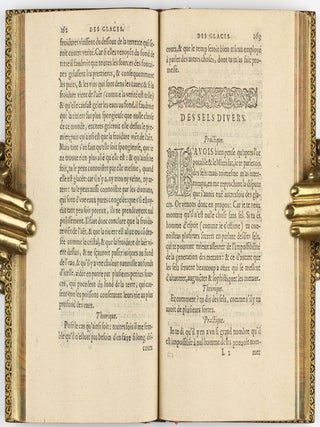 Discours admirables, de la nature des eaux et fonteines, tant naturelles qu'artificielles, des métaux, des sels & salines, des pierres, des terres, du feu & des emaux.