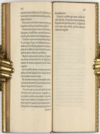 Discours admirables, de la nature des eaux et fonteines, tant naturelles qu'artificielles, des métaux, des sels & salines, des pierres, des terres, du feu & des emaux.