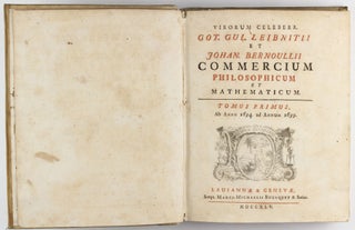 Commercium philosophicum et mathematicum.