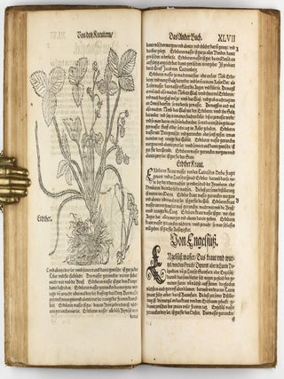 Distillierbuch der rechten Kunst, von Kreutern, Wurtzeln, Blumen, Samen, Früchten, unnd Gethier, ware Beschreibung unnd Abconterfaytung, wie man die Wasser davon bren(n)en, distillieren, halten und gebrauchen soll.