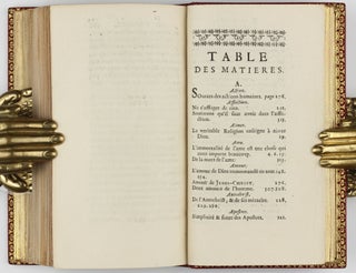 Pensées de M. Pascal sur la religion et sur quelques autres sujets, qui ont esté trouvées après sa mort parmy ses papiers.