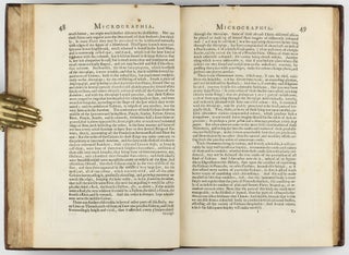Micrographia: or some Physiological Descriptions of Minute Bodies made by Magnifying Glasses with Observations and Inquiries thereupon.