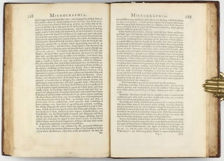 Micrographia: or some Physiological Descriptions of Minute Bodies made by Magnifying Glasses with Observations and Inquiries thereupon.