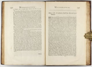 Micrographia: or some Physiological Descriptions of Minute Bodies made by Magnifying Glasses with Observations and Inquiries thereupon.