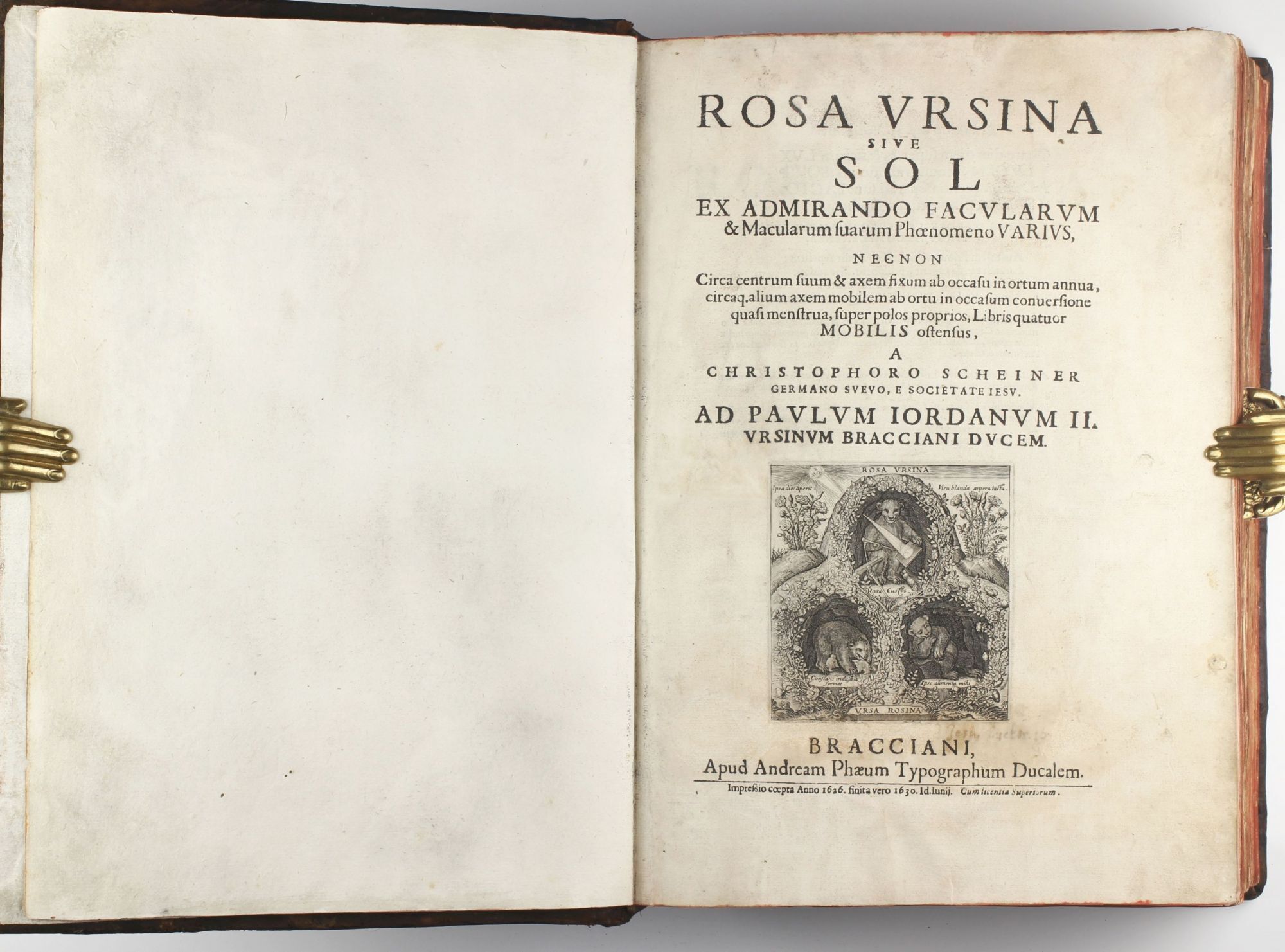 Sivesol Rosa ursina sive Sol ex admirando facularum & macularum suarum ...