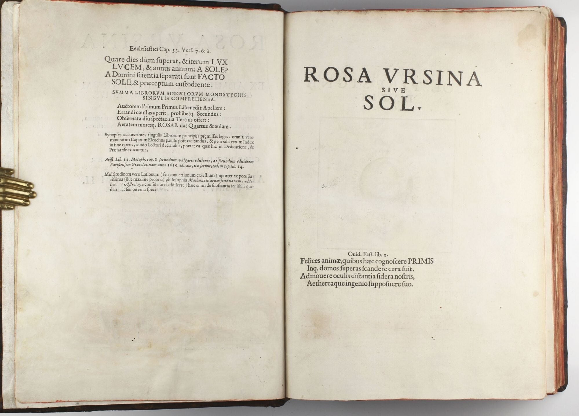 Sivesol Rosa ursina sive Sol ex admirando facularum & macularum suarum ...