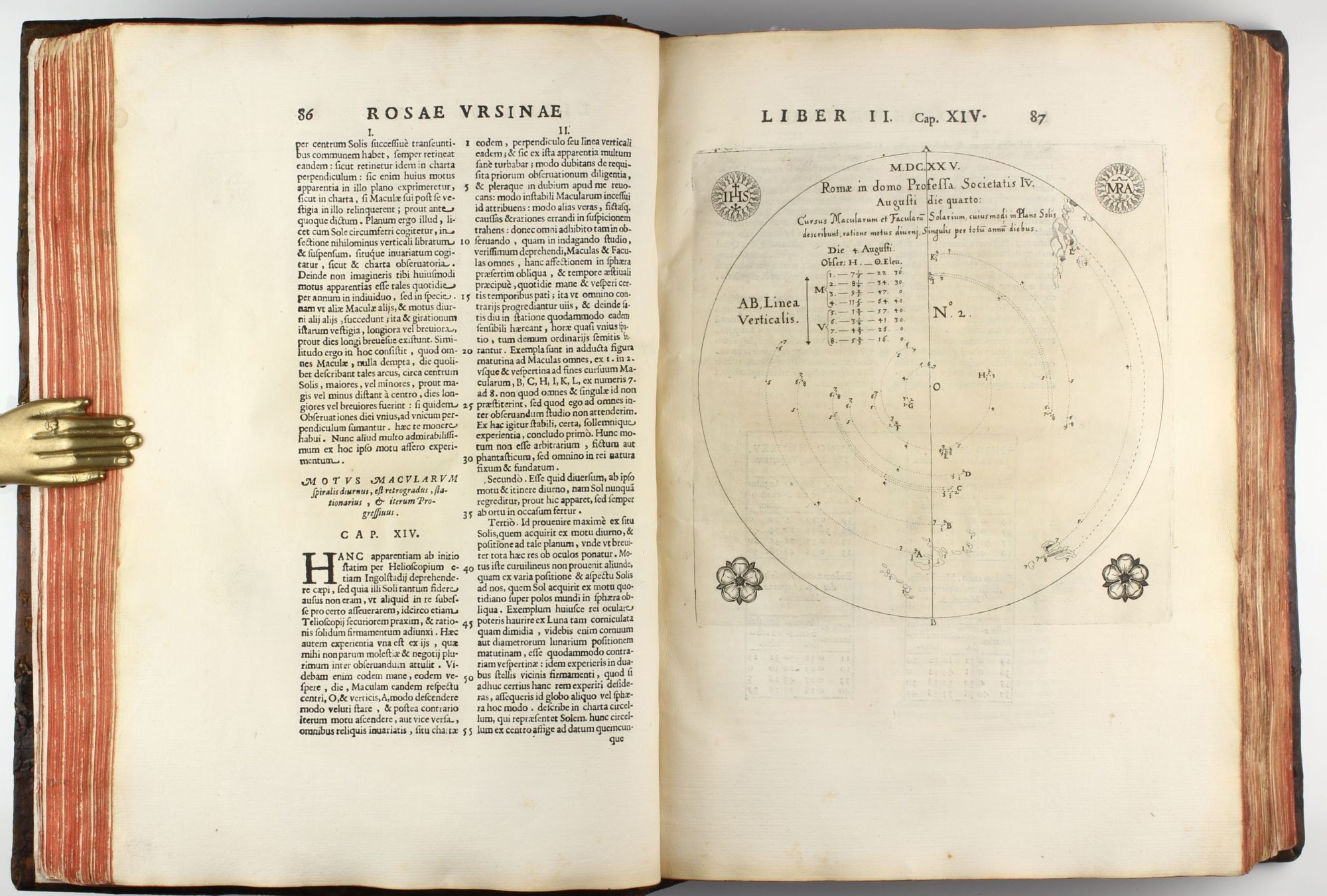 Sivesol Rosa ursina sive Sol ex admirando facularum & macularum suarum ...