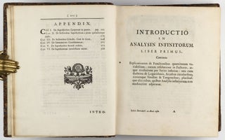Introductio in analysin infinitorum. Tomus primus . . . -secundus.