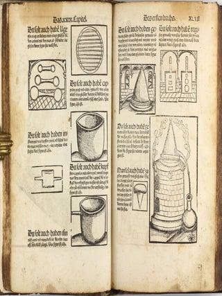 Das buch zu distillieren die zusamen gethonen ding Composita genant durch die einzige(n) ding und das buch Thesaurus pauperu(m) für die armen durch experiment ... zu trost un(d) heil de(r) menschen un(d) nutzlich ir leben und leib daruß zu erlengeren und in gesuntheit zu behalten.