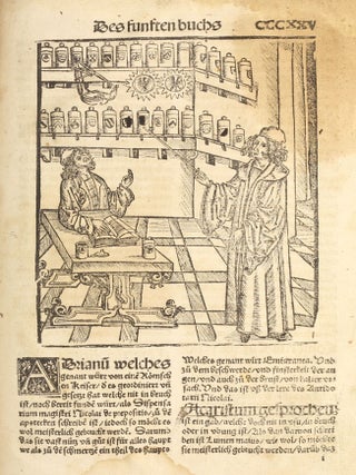 Das buch zu distillieren die zusamen gethonen ding Composita genant durch die einzige(n) ding und das buch Thesaurus pauperu(m) für die armen durch experiment ... zu trost un(d) heil de(r) menschen un(d) nutzlich ir leben und leib daruß zu erlengeren und in gesuntheit zu behalten.