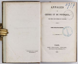 Le daguerréotype. In: Annales de Chimie et de Physique, vol. 71, 1839, pp. 313-340.