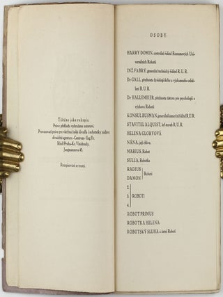 R.U.R. Rossum's Universal Robots.