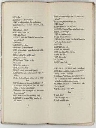R.U.R. Rossum's Universal Robots.